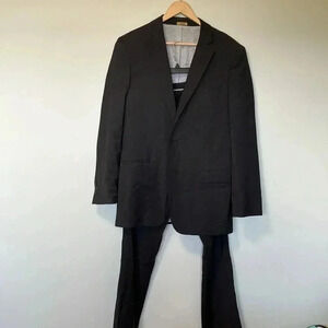 Brooks Brothers charcoal grey wool blend  explorer Madison 40 L 32x32 regent fit